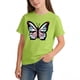 thumbnail image 4 of Blusas y camisas de manga corta con cuello redondo Camiseta de manga corta con cuello redondo estampada para niños de talla mediana y grande Ropa exterior informal de verano Pijamas de poliéster para, 4 of 5