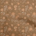 thumbnail image 1 of oneOone Cotton Poplin Orange Fabric Floral & Craft Projects Decor Fabric Printed By The Yard 56 Inch Wide, 1 of 4