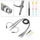 thumbnail image 1 of Kit de Sonda de Osciloscopio Bnc de Precisión, Clip de Alcance de 100MHz, Atenuaciód Dual 1x/10x Para Pruebas Electónnicas, 1 of 7