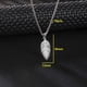 thumbnail image 3 of Nueva hoja de acero inoxidable collar colgante de moda y la pluma de la clavícula de diseño de la cadena, 3 of 4