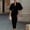Black, variant on Women's Elegant V-Neck Midi Bodycon Dress – Flare Short Sleeve Wrap Waist Slim Formal Party & Work Pencil Dress Wine Red,M