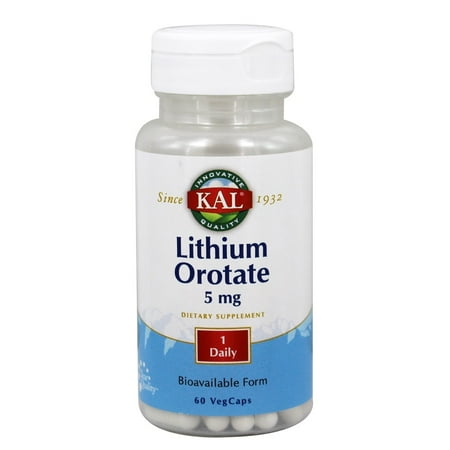 Kal - Lithium Orotate 5 mg. - 60 Vegetarian Capsules | Walmart Canada