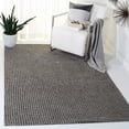 thumbnail image 2 of SAFAVIEH Soho Emerson Solid Area Rug, Charcoal, 6' x 6' Square, 2 of 10