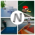 thumbnail image 3 of Miangastore Table Tennis Training Auxiliary Net Cotton-Polyester Material Quick Assembly Tight Mesh Net For Optimal Bounce, Portable And Foldable Net, 3 of 8