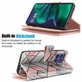 thumbnail image 4 of Wallet Case for Moto G Stylus 5G 2025 Wallet Case ,[9 Card Slots] Luxury PU Leather Credit Holder Carrying Folio Flip [Detachable] Kickstand Magnetic Phone Cover & Lanyard [Marble], 4 of 6
