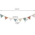 thumbnail image 2 of Harlier 8.5 ft Pennant Banner Flags, 10 Pcs Nursery Garland Triangle Bunting Flag, Baby Banner for Nursery Decor Baby Birthday Boho Wedding Shower Party Event, Rainbow Color, 2 of 5