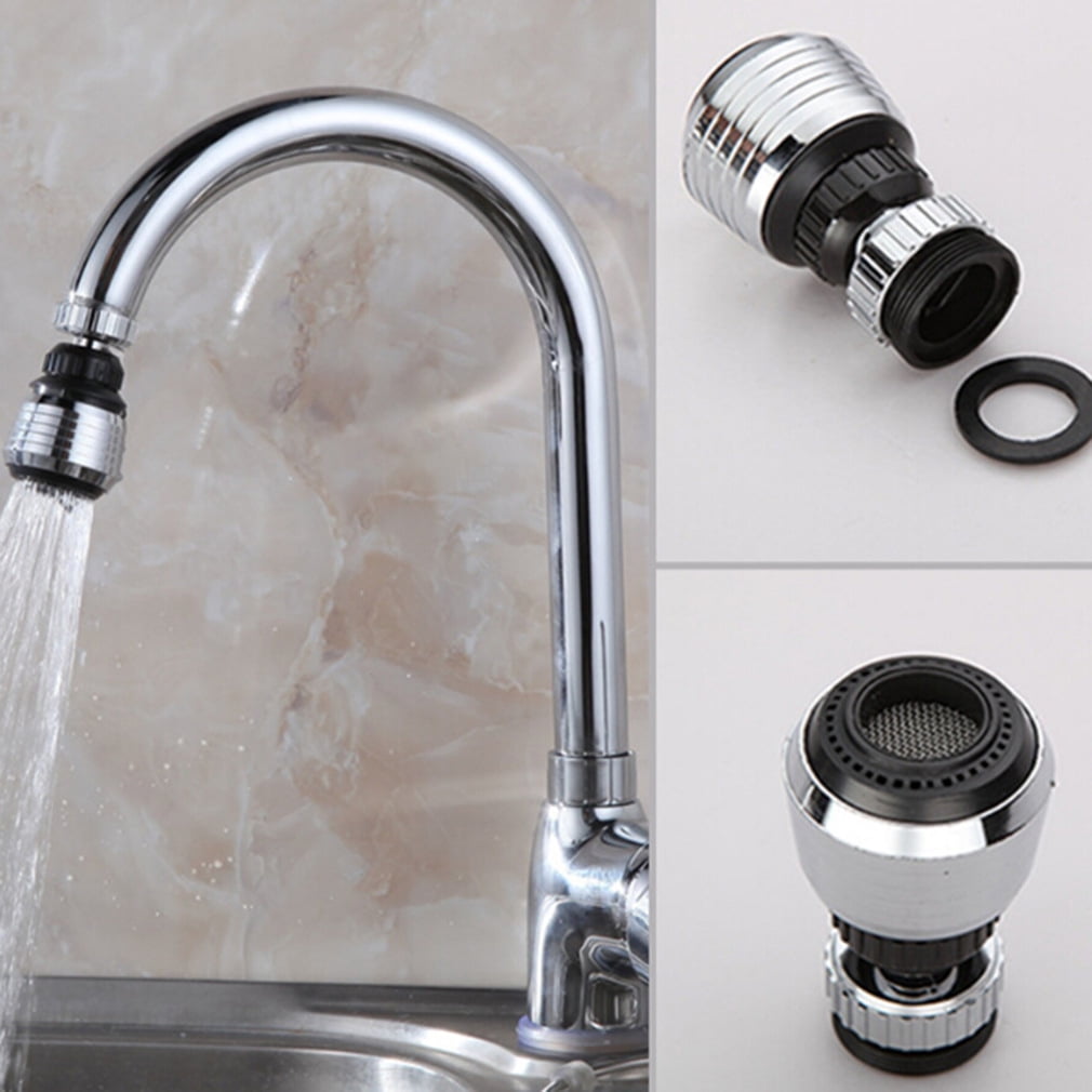 360 Degree Rotating Faucet Filter Tip Water Bubbler Faucet Anti-splash Economizer Kitchen Supplies