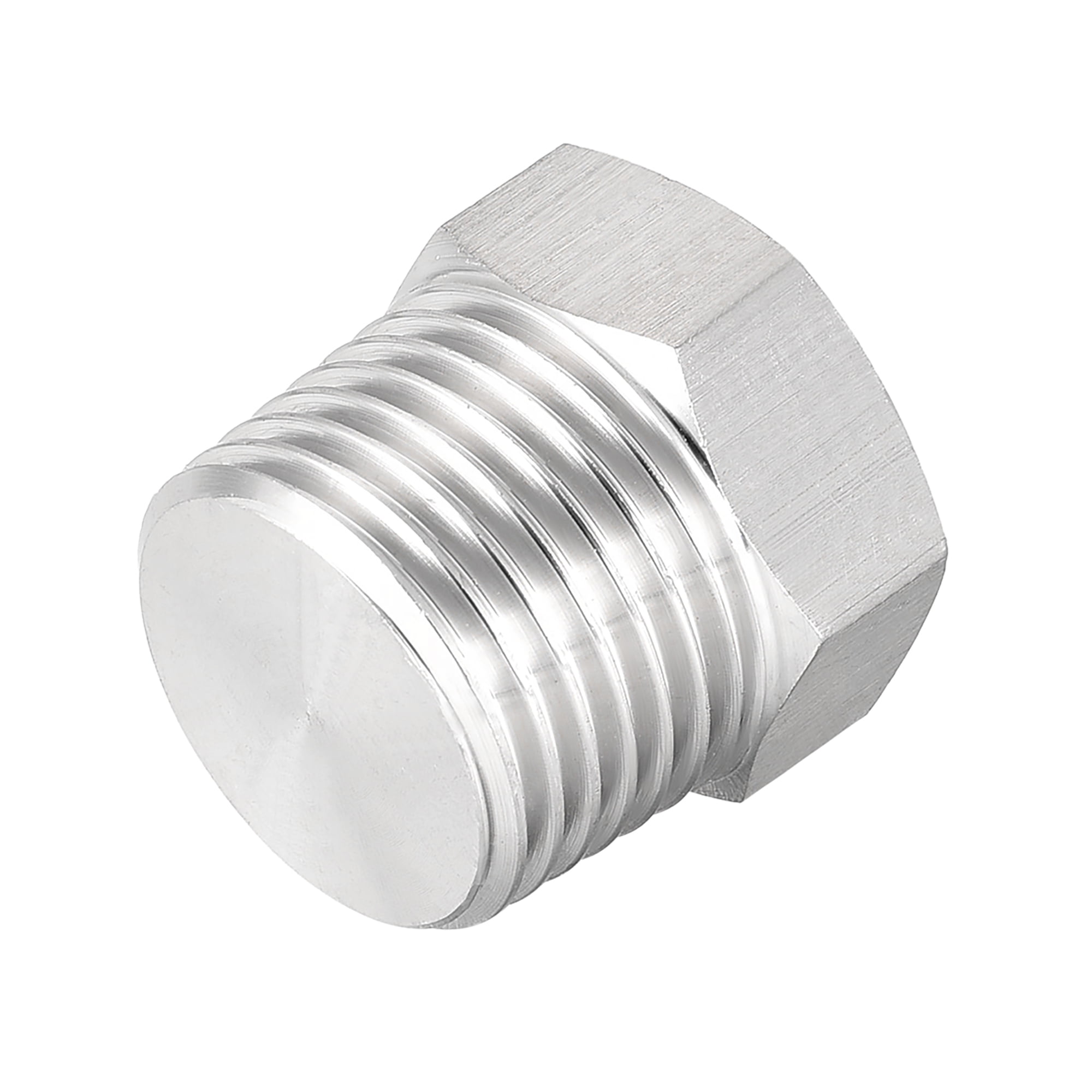 12npt Male Outer Hex Head Plug 304 Stainless Steel Solid Thread