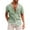 AX29-Green, variant on Lumtrix Cuban Linen Shirts for Men Short Sleeve Button Down Shirt Cotton Solid Summer Beach Camp Vacation Hawaiian Shirts Yellow XL