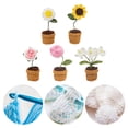 thumbnail image 3 of Kit Inicio Crochet 4pcs Plantas en Macetas Bricolaje (girasol Y Rosa), 3 of 9