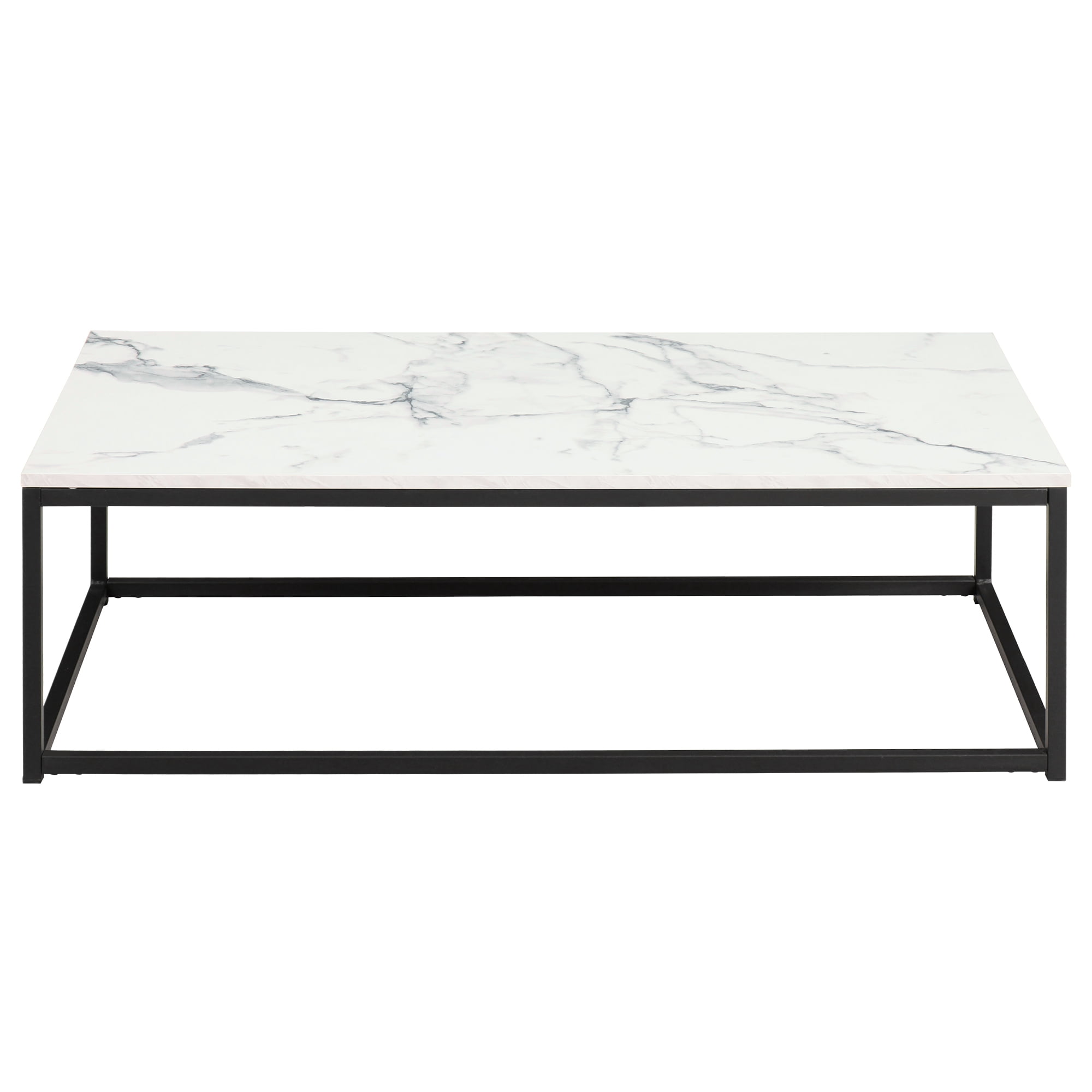 Kadyn Coffee Table, Rectangle MDF Coffee Table for Kitchen, Restaurant, Sofa Center Table for Living Room, White Kadyn Coffee Table, Rectangle MDF Coffee Table for Kitchen, Restaurant, Sofa Center Table for Living Room, White