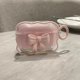 thumbnail image 3 of Corea Cute 3D Candy Color Bow Gradient Clear Auricular Funda Para Airpods 1 2 Pro Borde Ondulado Cubierta Suave Protectora Para 3, 3 of 4