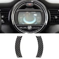 thumbnail image 3 of 2Pcs Carbon Fiber Navigation Screen Frame Sticker Decal for MINI Cooper Countryman Clubman F54 F55 F56 F60, 3 of 5