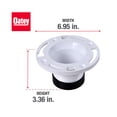 thumbnail image 5 of Brida de armario Oatey Twist-N-Set de PVC de 4 pulgadas, 5 of 5