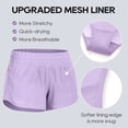thumbnail image 4 of CRZ YOGA Running Shorts for Women 2.5" Mesh Liner Quick Dry for Workout Sport Athletic with Zipper Pocket, 4 of 5