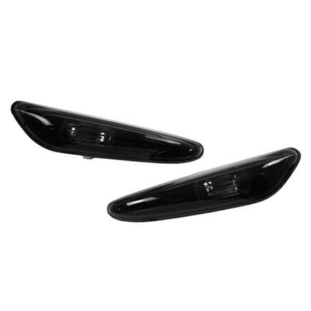 - 02-05 BMW E46 3-SERIES 4DR SEDAN SIDE MARKER LIGHTS - CRYSTAL SMOKE