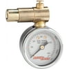Meiser Schrader-Valve Dial Gauge with Pressure Relief: 160psi