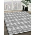 thumbnail image 2 of Ahgly Company Indoor Rectangle Patterned Platinum Gray Novelty Area Rugs, 4' x 6', 2 of 6