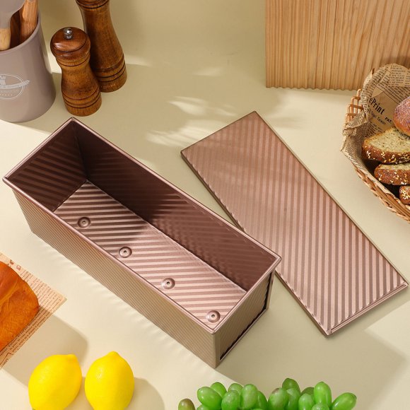 FUEENIRVA De Metálico Dorado Para Pan Fácil Desmolde Con Para Uso En Cocina
