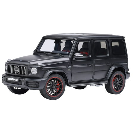 2019 Mercedes-Benz AMG G63 Matt Black 1/18 Model Car by Autoart