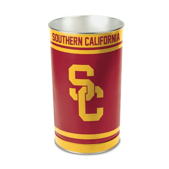 WinCraft USC Trojans 15'' Tapered Wastebasket