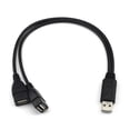 thumbnail image 3 of USB Splitter Y Cable 1.15ft (2-Pack) USB 2.0  1 Male to 2 Female Extension Cord Converter, 3 of 3