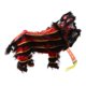 thumbnail image 2 of Marioneta de cuerda de mano con varilla, marioneta de figura asiática de recuerdo creativa hecha a mano para Negro rojo, 2 of 9