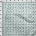 thumbnail image 4 of oneOone Cotton Cambric Dusty Teal Green Fabric Abstracts Dress Material Fabric Print Fabric By The Yard 42 Inch Wide, 4 of 5