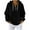 Black, variant on Plus Size Waffle Knit Hoodie Tops for Women Lightweight Casual Quarter Zip up Long Sleeve Drawstring Hooded Pullover Sweatshirts Loose Oversized Baggy Sweaters with Pockets Navy XXXL