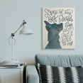 thumbnail image 2 of Stupell Industries Best Friends with Pet Phrase Dog Outline Blue Script Quote Canvas Wall Art Design by Gigi Louise, 30" x 40", 2 of 6