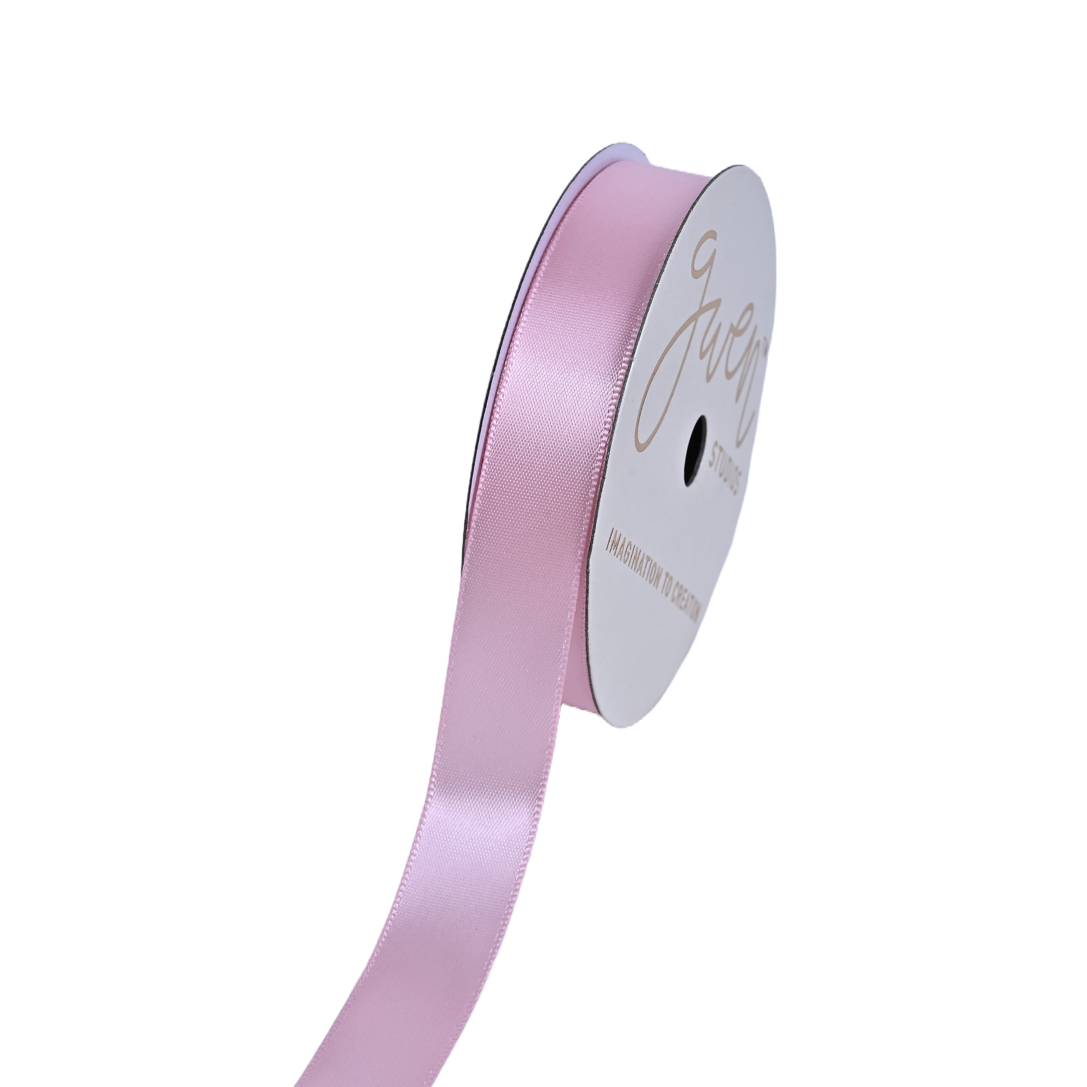 Gwen Studios Light Pink Satin Ribbon, 6 Yards - Ribbons & Bows