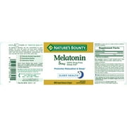 Nature's Bounty Melatonin 5 mg Twin Pack, 60 Rapid Release Liquid Softgels