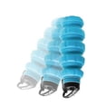 thumbnail image 2 of Collapsible Travel Water Bottle Reuseable Bpa Free Silicone Foldable Water Bottles For Gym Camping Hiking Portable Leak Proof Water Cut Blue, 2 of 4