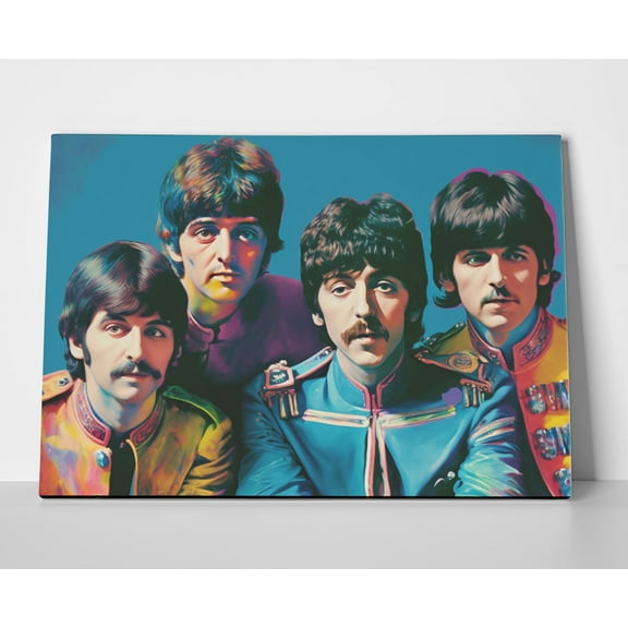 The Beatles Painting Poster or Wrapped Canvas