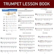 QMG Beginner Trumpet Lesson Book for All Ages - Color Coded Notes, 50 Songs, 120 Pages