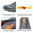thumbnail image 3 of Zapatillas de senderismo HUMTTO para hombre, todo terreno, impermeables, color gris 11.5, 3 of 9