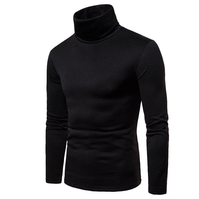 Nituyy Fashion Mens Polo Roll Turtle Neck Pullover Knitted Tops Sweater Blouse Shirt Winter Other
