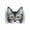 F, variant on Qqyida DIY Cat Face Mask Craft Kit, Blank Faux Fabric Mask Set, Plastic Mesh Included, for Holiday Costume Party Decoration, Customizable Feline Project, D