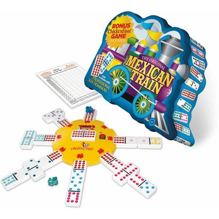 - Mexican Train Deluxe Traditional Double 12 Domino Set with Dots
