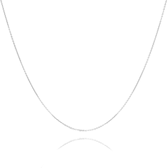 DITURITA 925 Sterling Silver Women's Necklace 1.4mm Chain Upgraded Spring-Ring Clasp Complimentary 2-inch extension chain 18+2/22+2/24+2 Inch