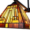 thumbnail image 2 of CHLOE Lighting INNES Mission Tiffany-Style Blackish Bronze 5 Light Large Chandelier 30" Wide, 2 of 5