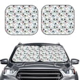 thumbnail image 2 of Fotbe Colorful Hat Snowman Juego de 2 Piezas de Parasoles para Parabrisas | Bloqueador Solar para Auto | Accesorios Plegables para Protección Solar Interior-Medium, 2 of 6
