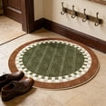 thumbnail image 6 of JHyouerji Round Floor Mat Soft Non Slip Area Rug Decorative Mat 15 Inch for Home Bathroom Bedroom Living Room, 6 of 8