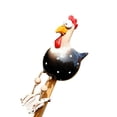 thumbnail image 3 of Decoración de arte de jardín Forma de pollo Estaca Piso Resina Artesanía Yarda Césped Adorno de gallina, Tipo 1 kenally HA005016-01B, 3 of 6
