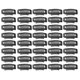 thumbnail image 2 of Juego de clips para peluca de 9 dientes de acero inoxidable - 40 piezas de accesorios para extensiones de cabello negro, 2 of 10