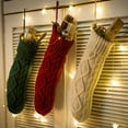 thumbnail image 4 of ZAXARRA Bas de Noël Classiques en Tricot Torsadé pour Foyer, Bas Suspendus, 4 of 4