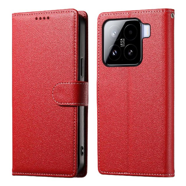 Étui pour FOXDOCK Xiaomi 15 – Cuir Premium, 3 Emplacements pour Cartes, Protection Antichoc