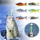 thumbnail image 1 of Crankbait duro para pesca en agua dulce y salada. Pesca de hundimiento lento con anzuelos., 1 of 7