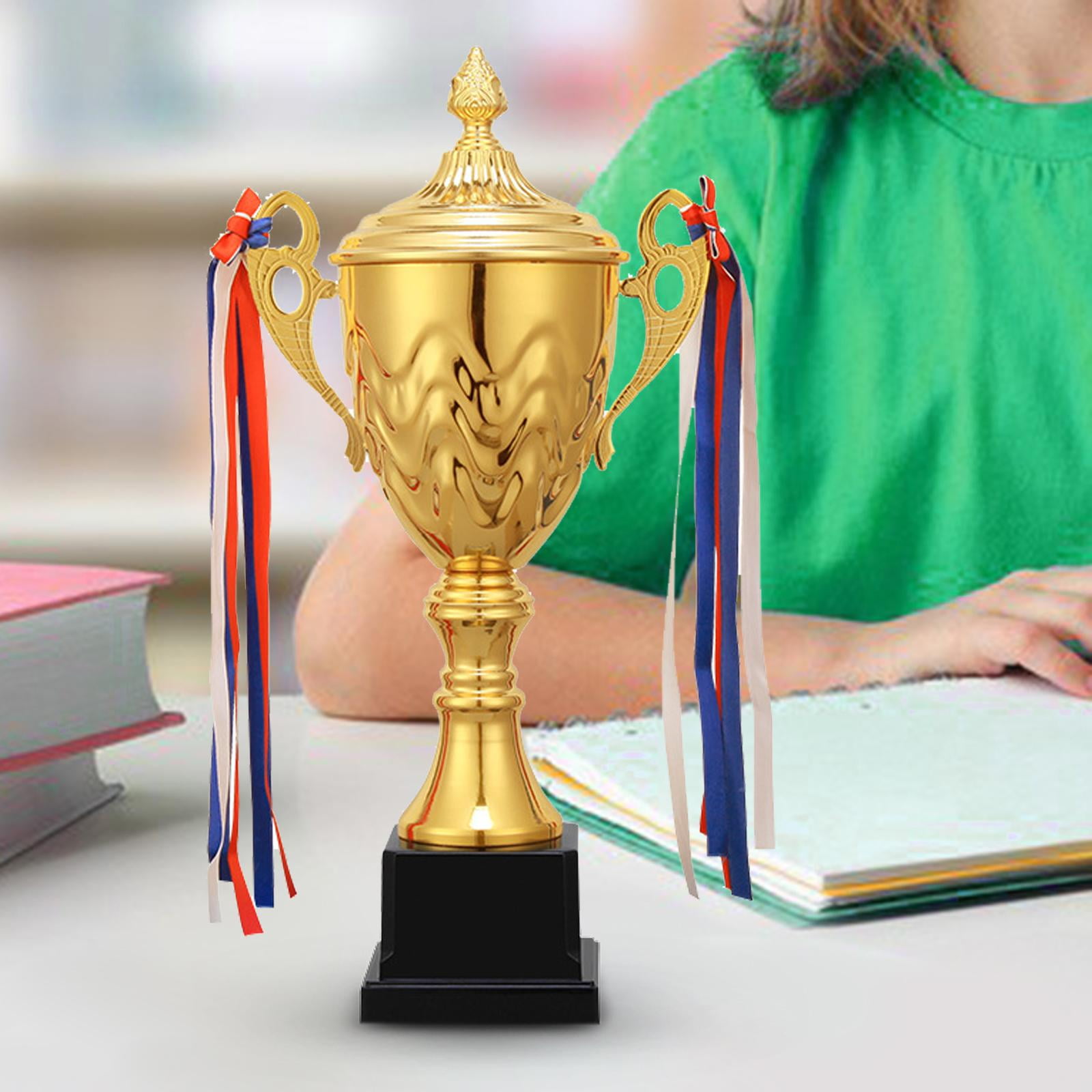 Award Trophy Metal Decorations First Place Trophies for Event Competition Height 46cm