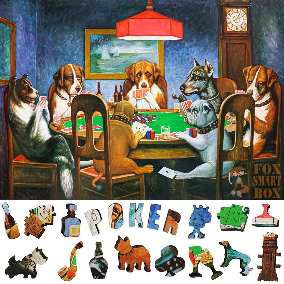 Wooden Jigsaw Puzzles for Adults with Uniquely Shaped Pieces made in